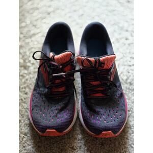 Brooks Transcend 6 Women's Running Shoes Size 9.5 Medium (B) Orange Purple Black